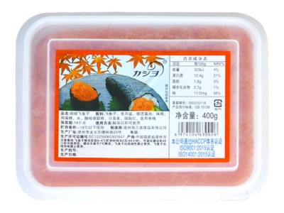 华昌大粒红鱼卵飞鱼籽多春鱼卵调味