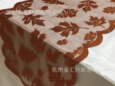 感恩台布桌旗丰收节枫叶子桌布布秋