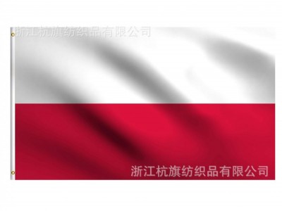 跨境波兰国旗2024德国欧洲杯旗帜手