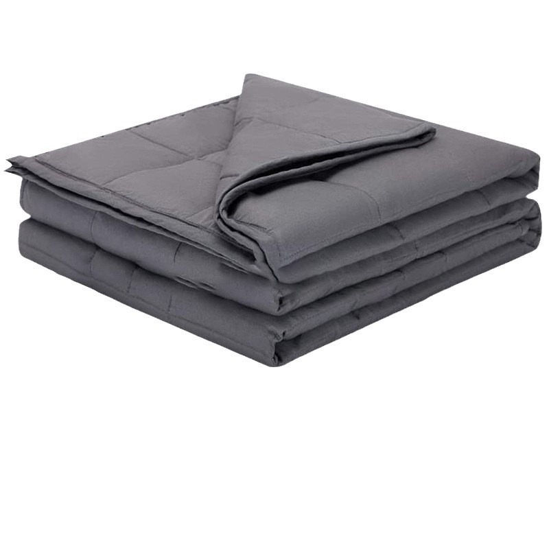 厂家直供亚马逊跨境凉感纤维重力毯玻璃珠重力被weighted blanket