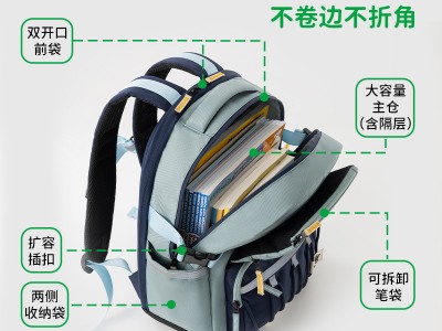SHUKIKU儿童书包小学生男生背包女孩
