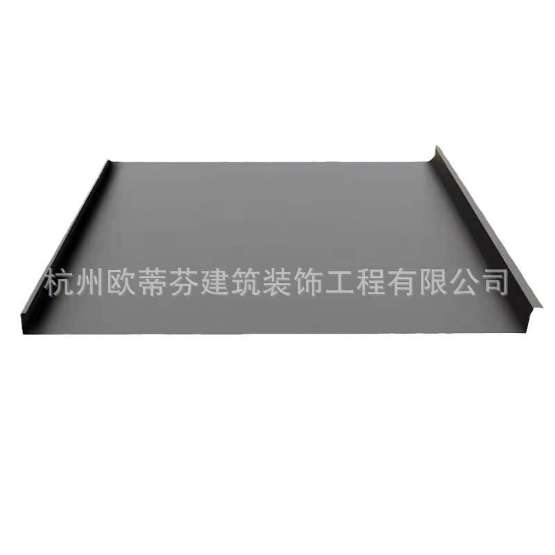 别墅25-330铝镁锰金属瓦 0.7mm铝合金立边咬合屋面瓦 金属板瓦