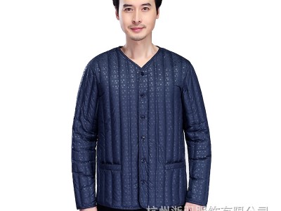 中羽男士羽绒内胆服上衣秋冬轻薄无