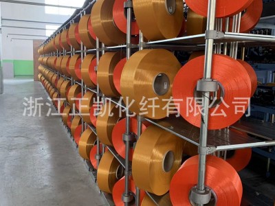 工厂涤纶300D288F DTY半光重网有色