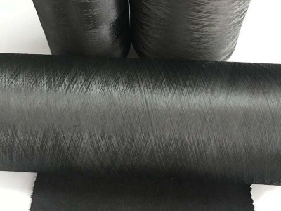 现货批发150D纱线涤纶DTY 针织特黑