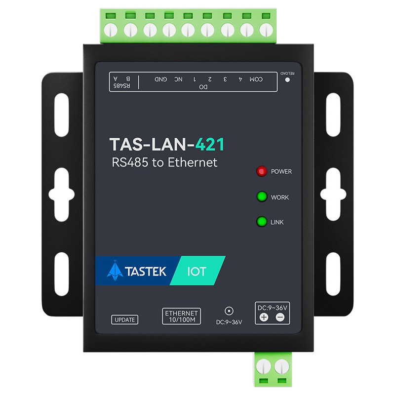 4路网络继电器模块远程IO控制板/RS485/Modbus TCP/RTU