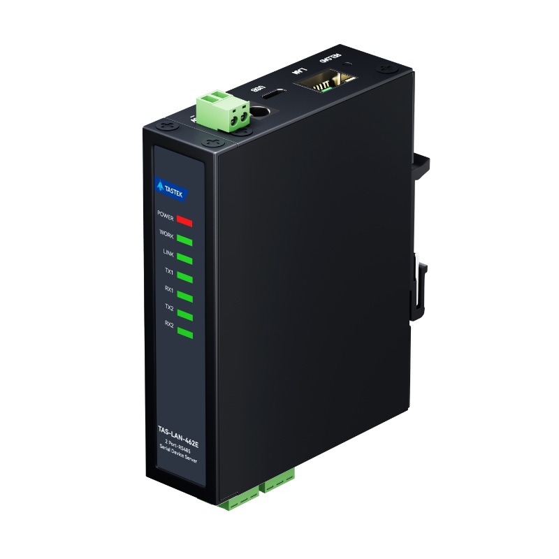 2路rs485转以太网485串口通讯服务器tcp/ip网口modbus通信模块