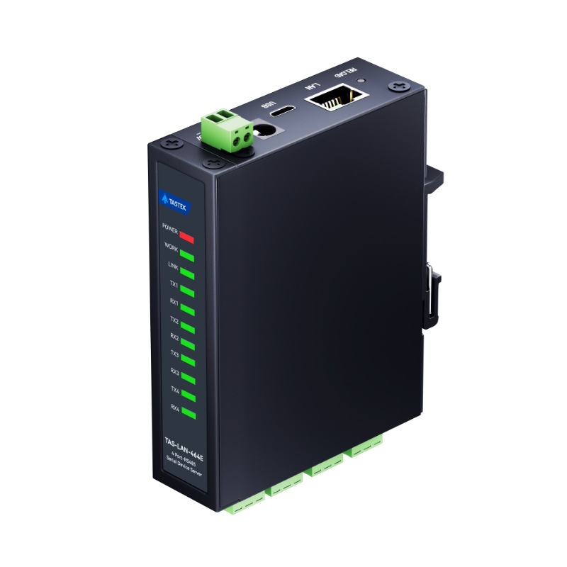 4路rs485转以太网485串口通讯服务器tcp/ip网口modbus通信模块rj4