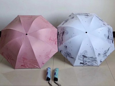 太阳伞蕾丝黑色晴雨伞 超轻遮阳伞防