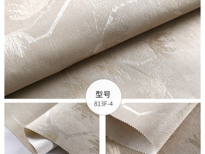 新中式墙布无缝全屋客厅卧室电视背