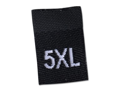 服装尺码标现货 高密对折码标  F-5X
