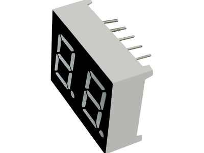 0.4 inch 2-bit 7-segment module L