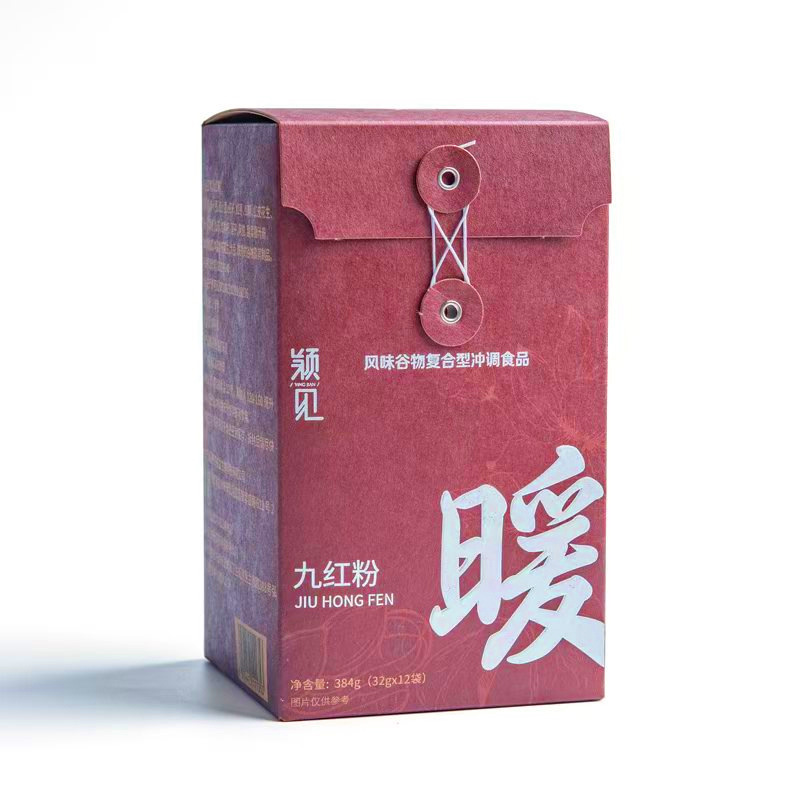 颖见九红粉即食早餐红枣红豆枸杞粉九红粉384g盒装代餐粉免熬煮