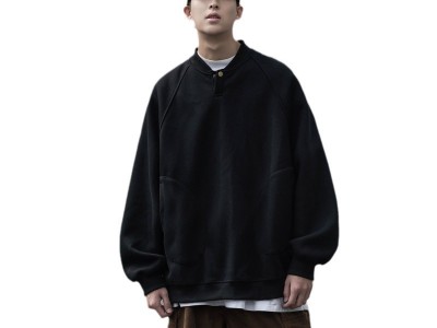 INTFEDAY 国潮cityboy棒球领加厚卫