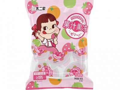 包邮不二家水果什锦味儿童果汁果冻