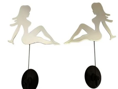 车载亚克力电镀西域美女汽车货车前