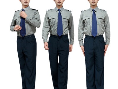 保安衬衫短袖男短袖衬衫保安制服保