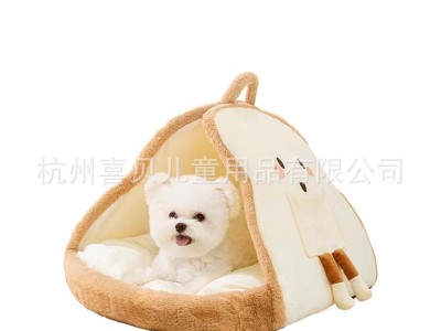新款可定制款式吐司帐篷书包形状猫