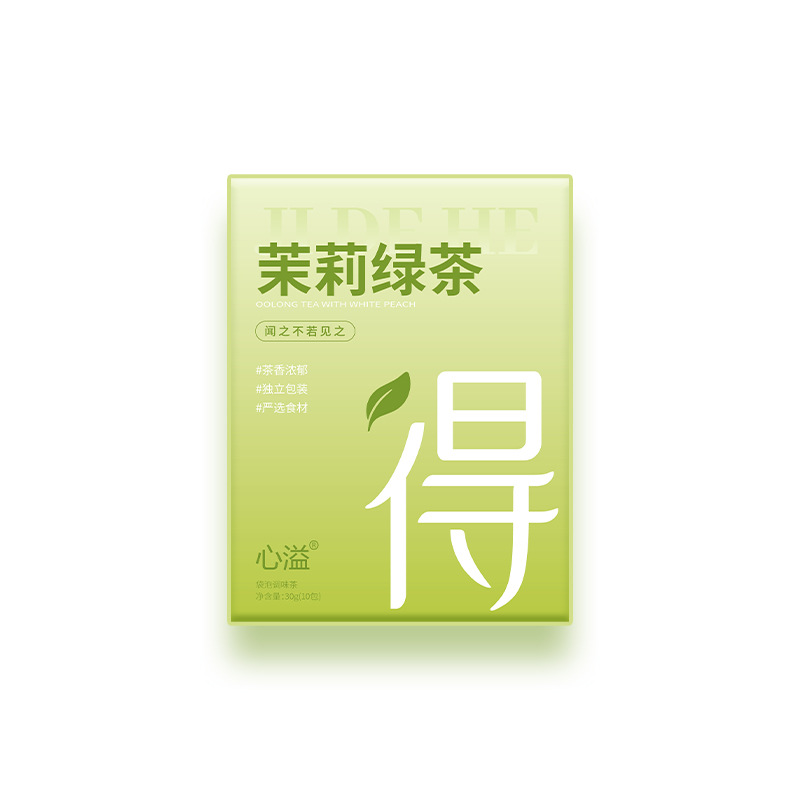 批发袋泡茶茉莉绿茶茶包调味茶三角包代用茶茉莉花茶袋装静心