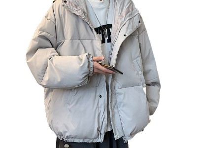 抖音直播男装加厚连帽棉服棉衣面包