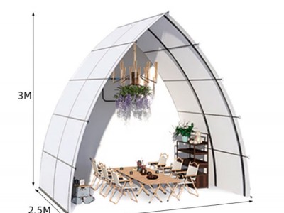 沐茜野奢餐厅帐篷星空民宿帆船帐网