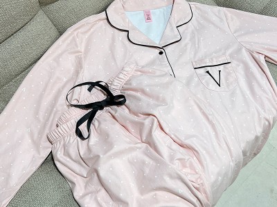 V家轻舒绒柔软舒适居家睡衣女套装20