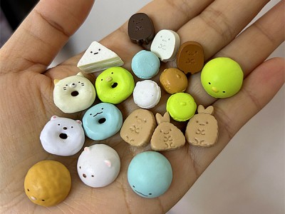 日单 角落生物 食玩甜甜圈 散货 摆