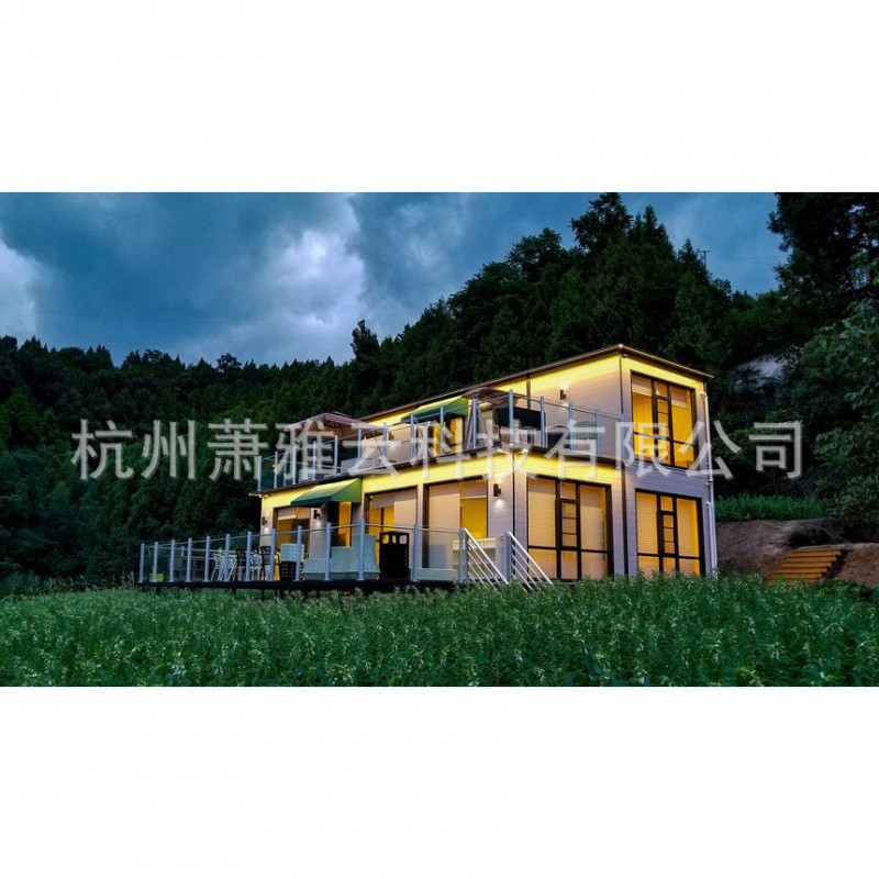 文旅景区 特色民宿 休闲观光农场 住宿配套用房 箱式建筑内部木屋