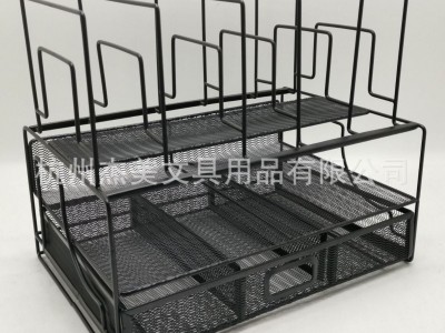金属文件栏收纳架文件框文件架铁艺