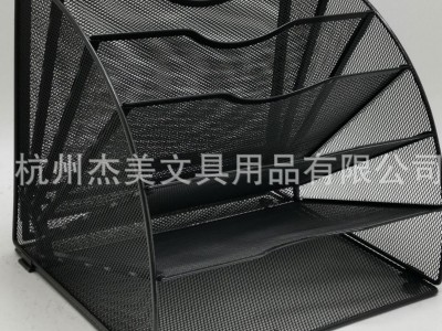 铁网资料架文件架文具多功能桌面金