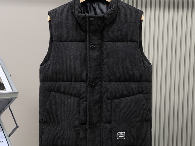 灯芯绒背心马甲男秋冬季潮流大码休