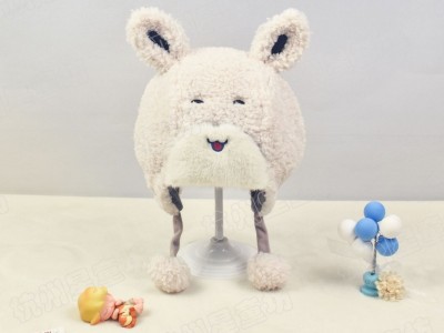 星童坊秋冬季毛绒兔子儿童加厚护耳