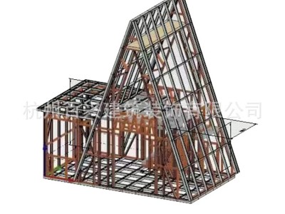 三角屋民宿木屋集成房屋轻钢房屋移