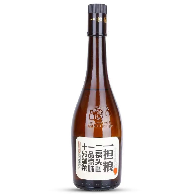 北京二锅头 一担粮42度清香型纯粮白酒480ml*12瓶整箱 新老随机发