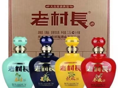 老村长 春夏秋冬 45度浓香型纯粮白