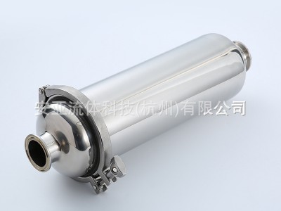 304不锈钢直通式快装过滤器卫生级管