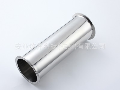 加长304不锈钢快装直管卡箍式镜管直