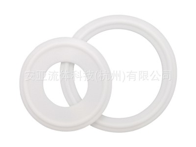 四氟快装垫密封垫圈白色防腐蚀耐腐