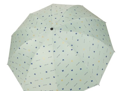 严选三折晴雨伞10骨大号遮阳加大结