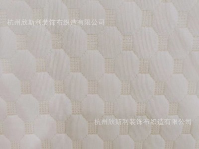 爆款乳胶枕套面料水立方空气层针织