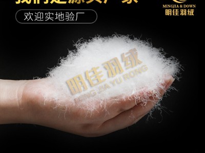 厂家直销非标手感50%纯白鸭绒一流手