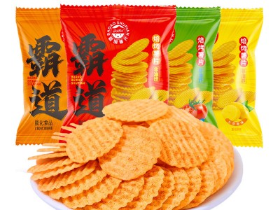 阿婆家的新品霸道mini焙烤薯片 餐饮