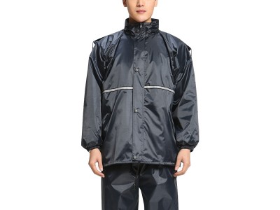 牛津布成人男劳保雨衣分体式全身防