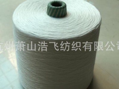 《厂家直销》纯涤仿麻竹节纱，常年