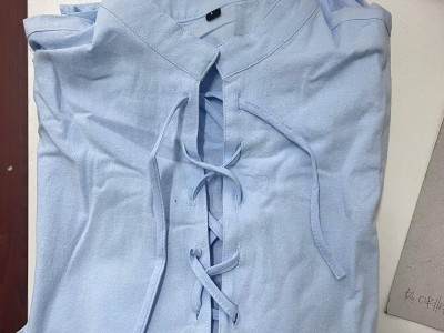 男士衬衫新款亚马逊男式棉麻亨利衫