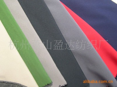 现货供应双面绒全涤拉毛布 单色全涤