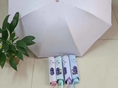 太阳伞蕾丝黑色晴雨伞黑胶防晒三折