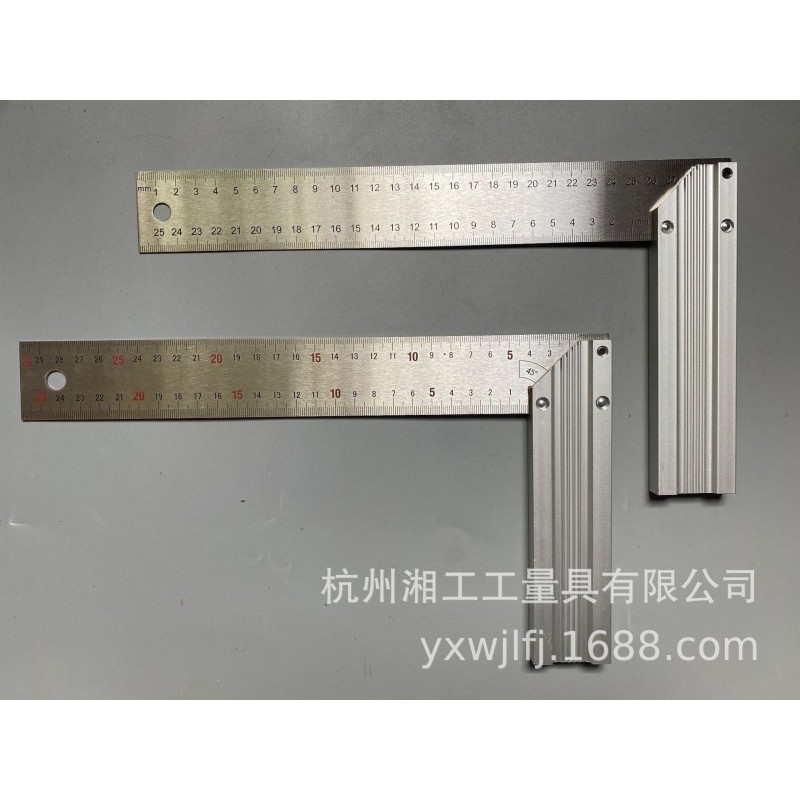 铝座钢角尺，木工尺，直角尺，五金量具