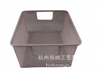 厂家收纳筐金属文具收纳化妆品衣物
