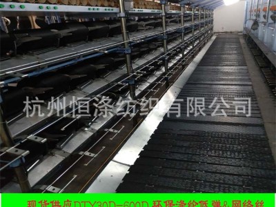 现货特黑涤纶DTY100D/36F微网